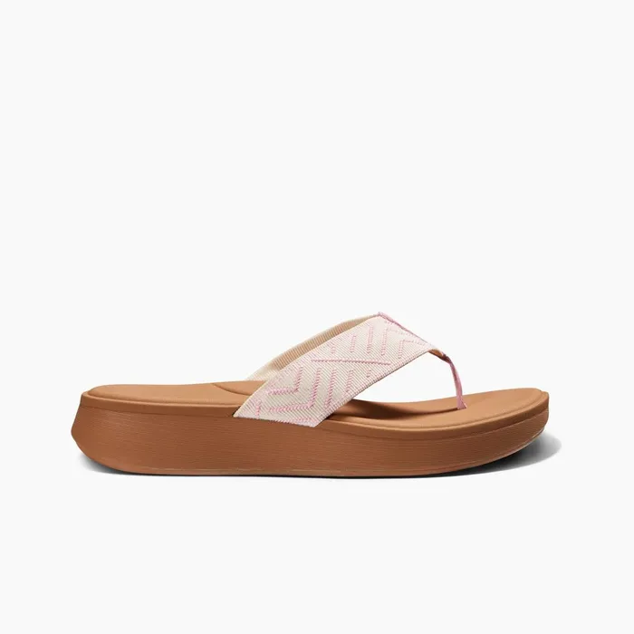 Reef Sandals Cushion Cloud Textile Cameo Pink 8211 Women