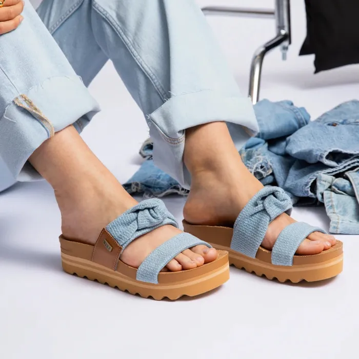 Reef Sandals Cushion Vista Hi Denim 8211 Women Reef Sandals Cushion Vista Hi Denim 8211 Women
