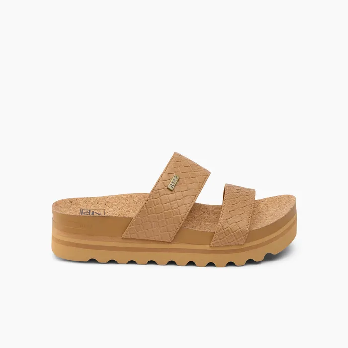Reef Sandals Cushion Vista Hi Tan Wicker 8211 Women