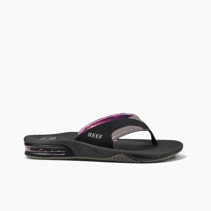Reef Sandals Fanning Blackgrey 8211 Women
