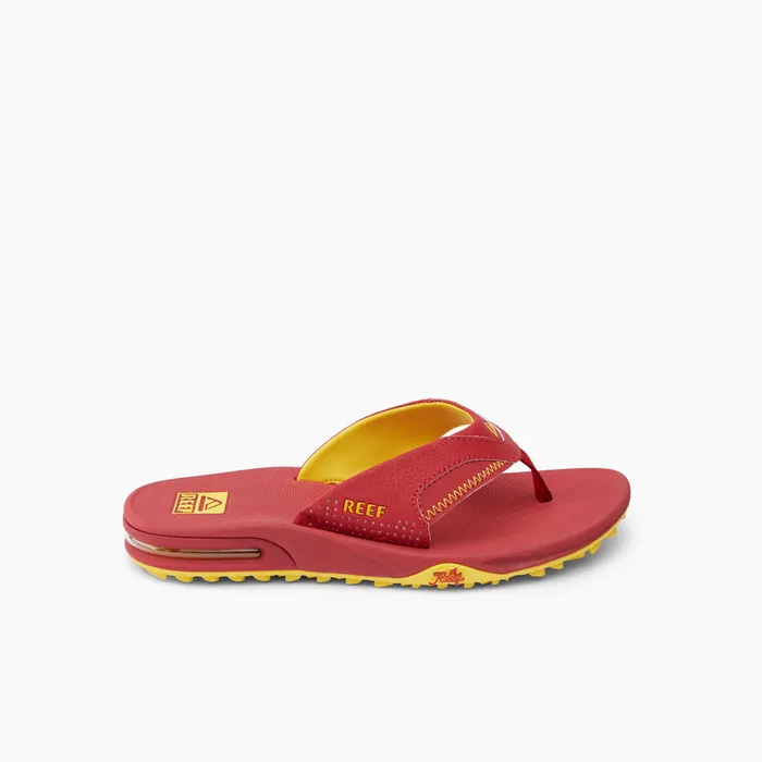 Reef Sandals Fanning Pregame Redyellow 8211 Men