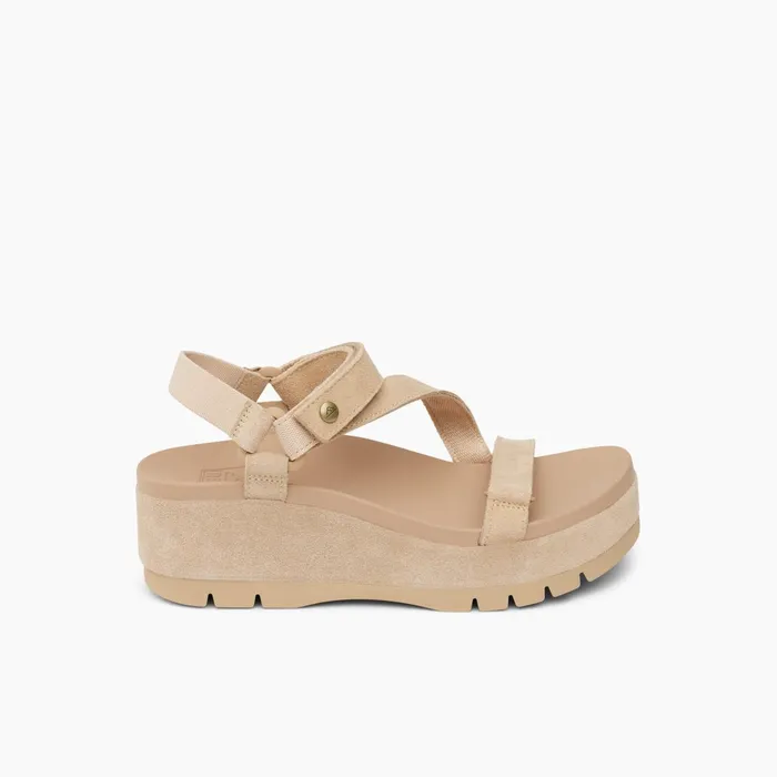 Reef Sandals Vista Higher Luna Oasis Suede 8211 Women