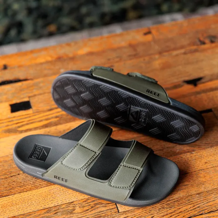 Reef Slides Cushion Tradewind Greyolive 8211 Men Reef Slides Cushion Tradewind Greyolive 8211 Men