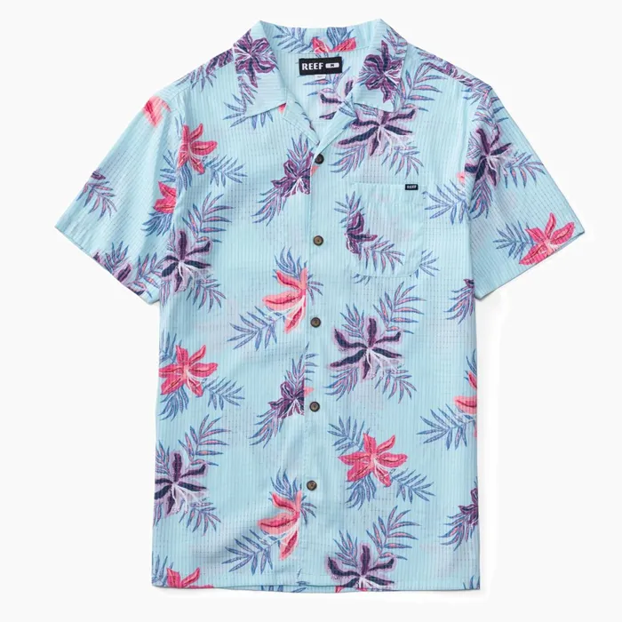Reef TShirts and Shirts Arroyo Short Sleeve Shirt Clearwater 8211 Men Reef TShirts and Shirts Arroyo Short Sleeve Shirt Clearwater 8211 Men