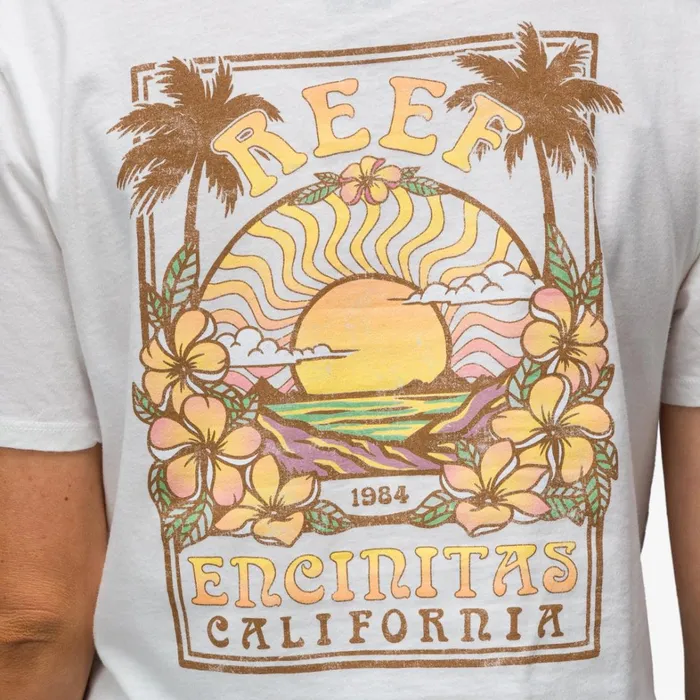 Reef TShirts Tanks and Dresses Super Crop Tee Marshmellow 8211 Women