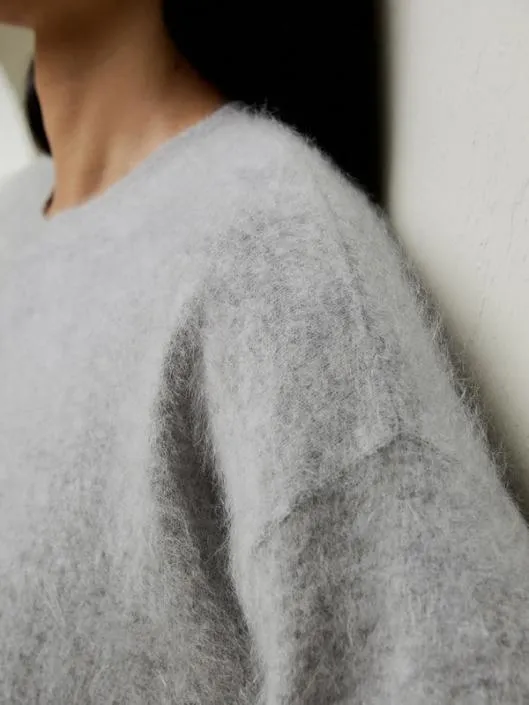 Relaxed Fit Cashmere Sweatshirt Women Lilysilk Knitwear