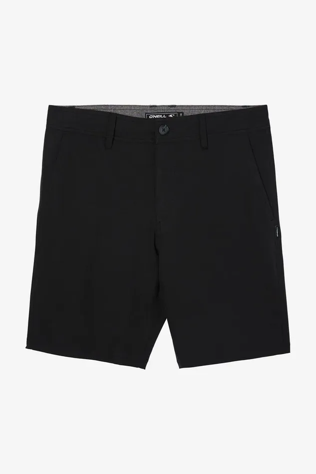 RESERVE LIGHT CHECK 19034 HYBRID SHORTS Black Men O039NEILL Clothing