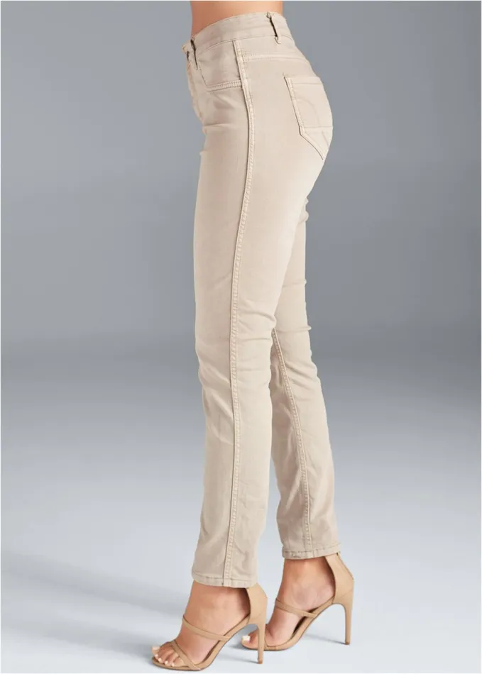 REVERSIBLE JEANS Tan Multi Women VENUS Denim Solutions