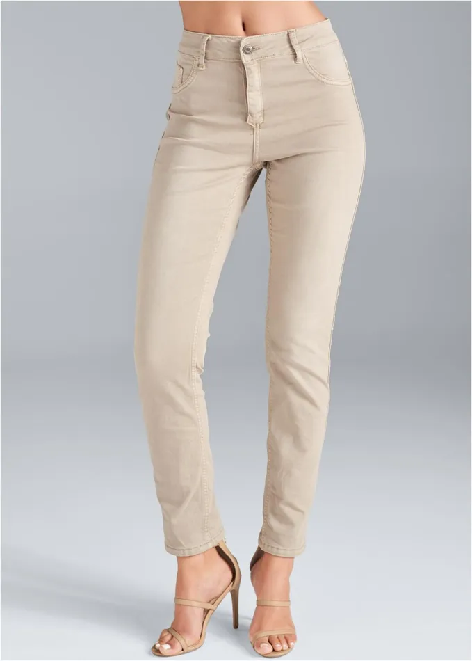 REVERSIBLE JEANS Tan Multi Women VENUS Denim Solutions