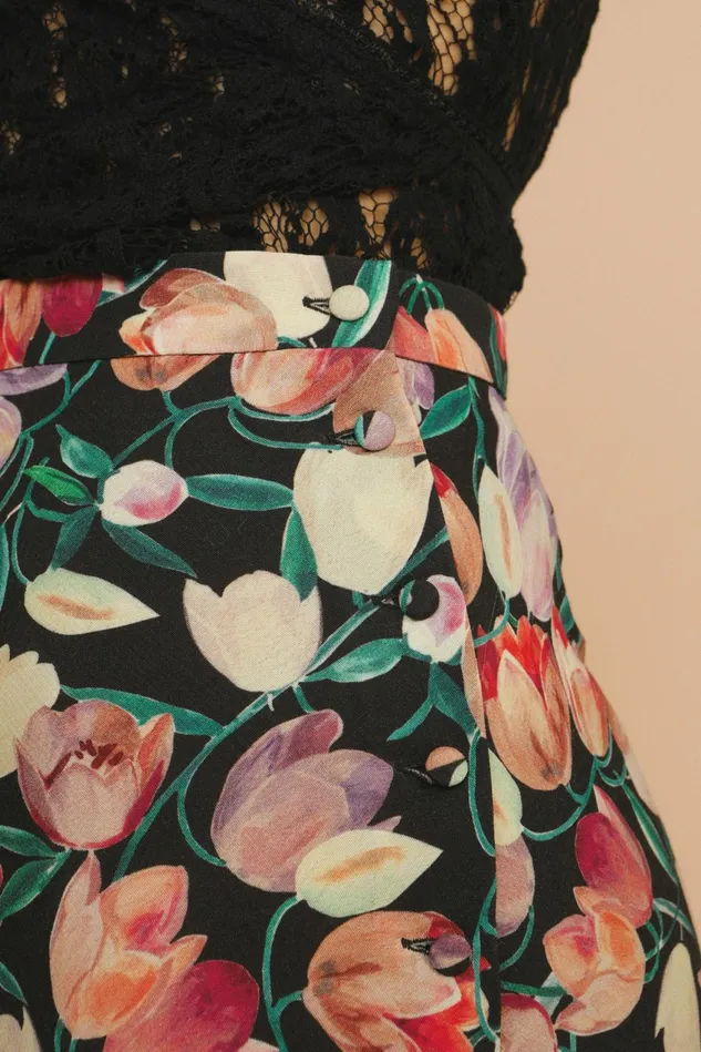 Rouje CARRIE Skirt Tulipano Noir Women Skirts