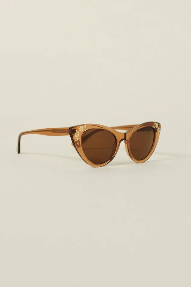 Rouje DEBBIE Sunglasses Mocha Women Jewelry and Accessories