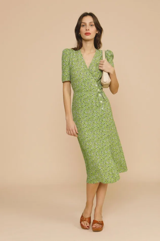 Rouje GABIN Dress Rosita Vert Women Dresses