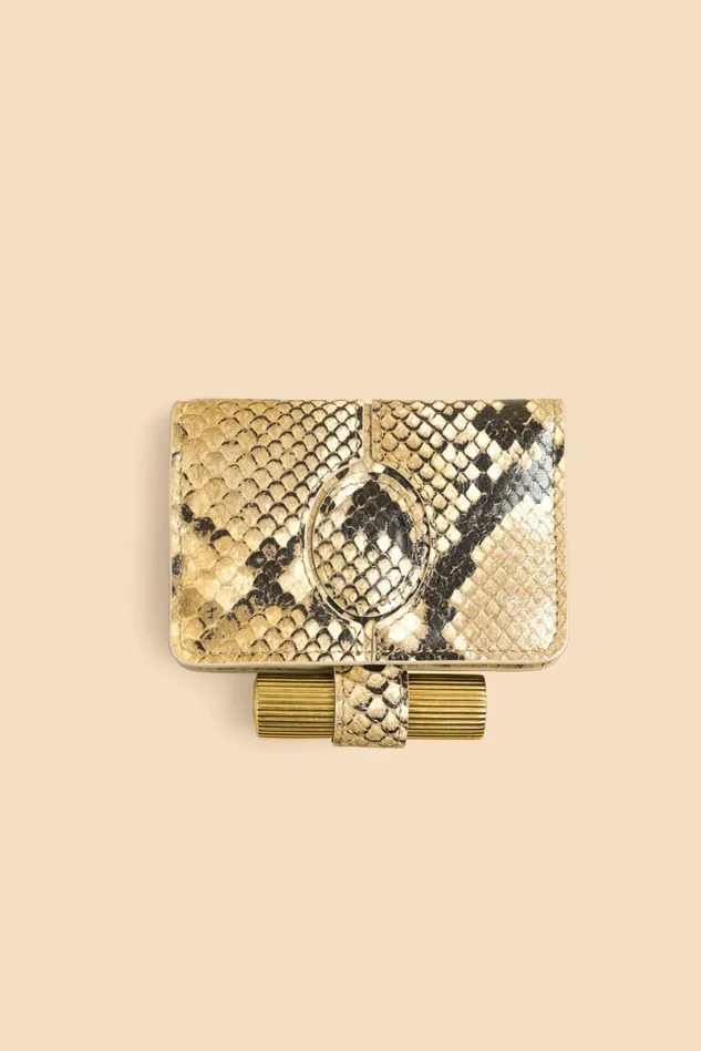 Rouje KIKI Wallet Python Naturel Women Small Leather Goods
