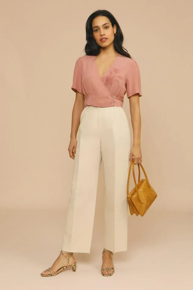 Rouje SARAH Top Pink Women Blouses and Tops