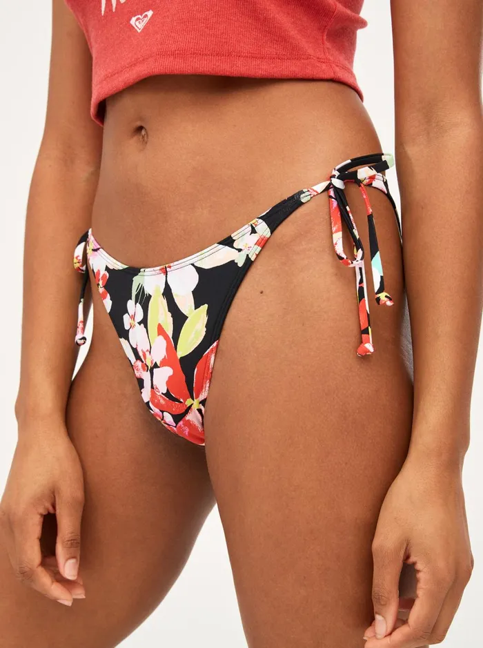 Roxy Bikini Bottoms Pants Beach Classics Tie Side High Leg Cheeky Bikini Bottoms Anthracite New Life 8211 Women Roxy Bikini Bottoms Pants Beach Classics Tie Side High Leg Cheeky Bikini Bottoms Anthracite New Life 8211 Women