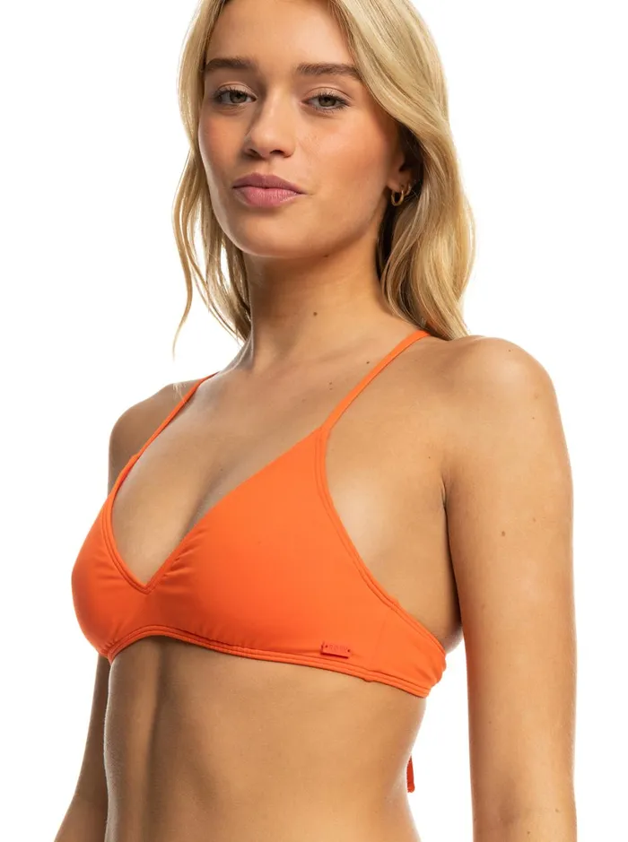 Roxy Bikini Tops Beach Classics Triangle Bikini Top Tigerlily 8211 Women
