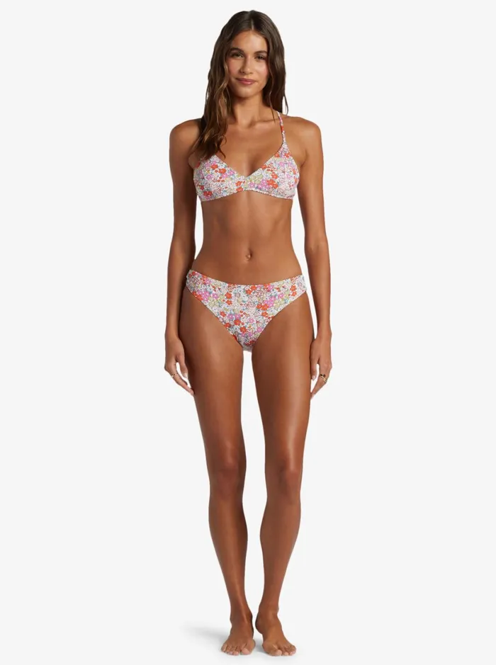 Roxy Bikini Tops Printed Beach Classics Triangle Bikini Top Tiger Lily Autumn Ditsy 8211 Women