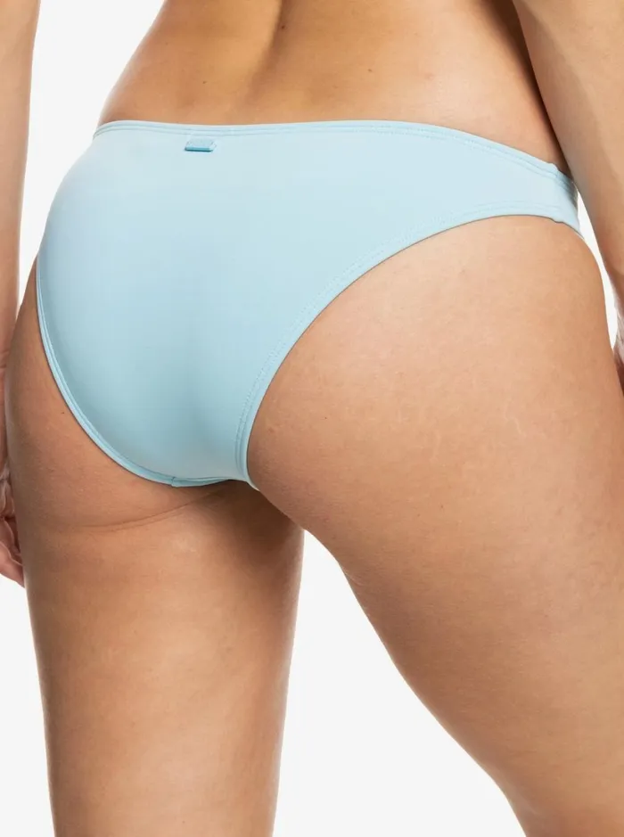 Roxy Bikinis Beach Classics Moderate Bikini Bottoms Cool Blue 8211 Women