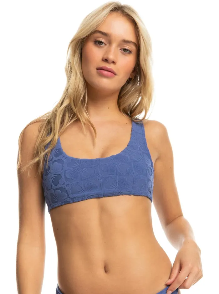 Roxy Bikinis Sun Click Bralette Bikini Top Marlin 8211 Women