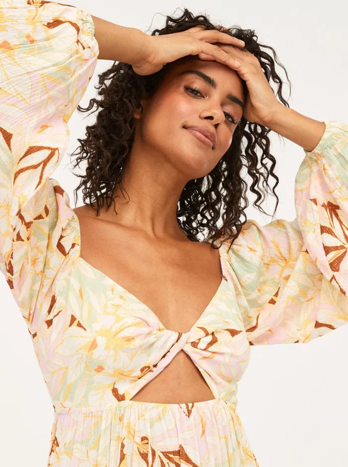 Roxy Dresses On Holiday Maxi Dress Quiet Green Coast 2 Coast 8211 Women