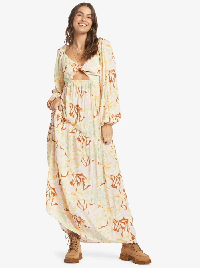 Roxy Dresses On Holiday Maxi Dress Quiet Green Coast 2 Coast 8211 Women
