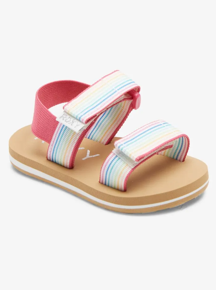 Roxy Shoes and Sandals Toddler039s Roxy Cage Sandals Whitepinkmulti 8211 Women