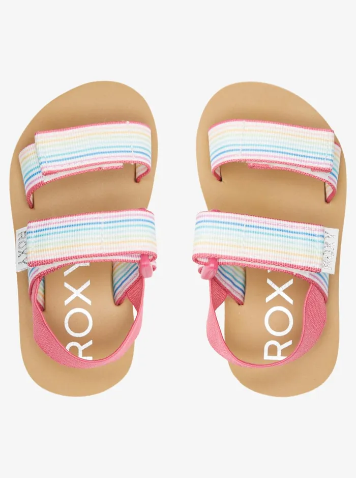 Roxy Shoes and Sandals Toddler039s Roxy Cage Sandals Whitepinkmulti 8211 Women