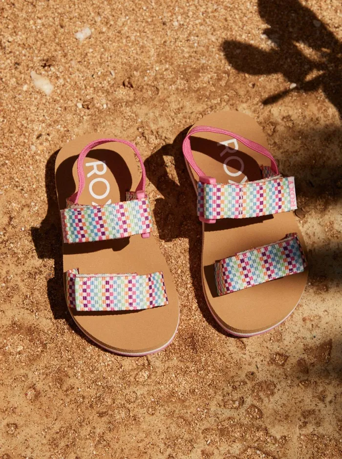 Roxy Shoes and Sandals Toddler039s Roxy Cage Sandals Whiteprint 8211 Women