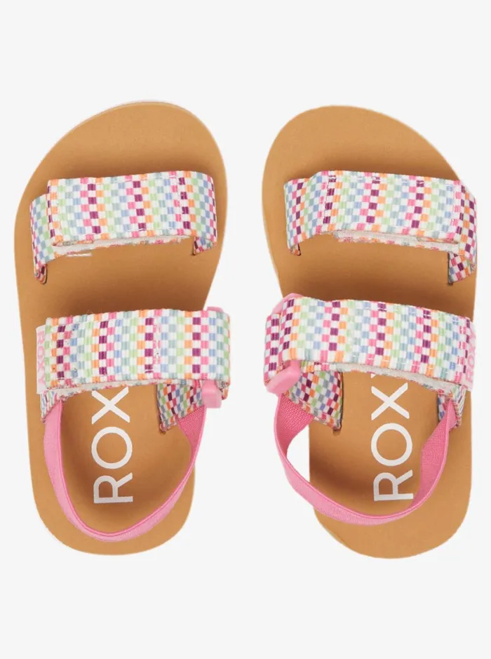 Roxy Shoes and Sandals Toddler039s Roxy Cage Sandals Whiteprint 8211 Women
