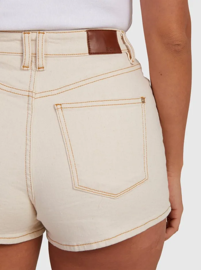 Roxy Shorts Chlo Natural Denim Shorts Natural 8211 Women
