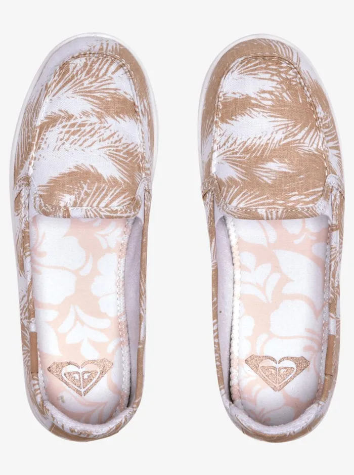 Roxy Sneakers Minnow SlipOn Shoes Whitetan 8211 Women