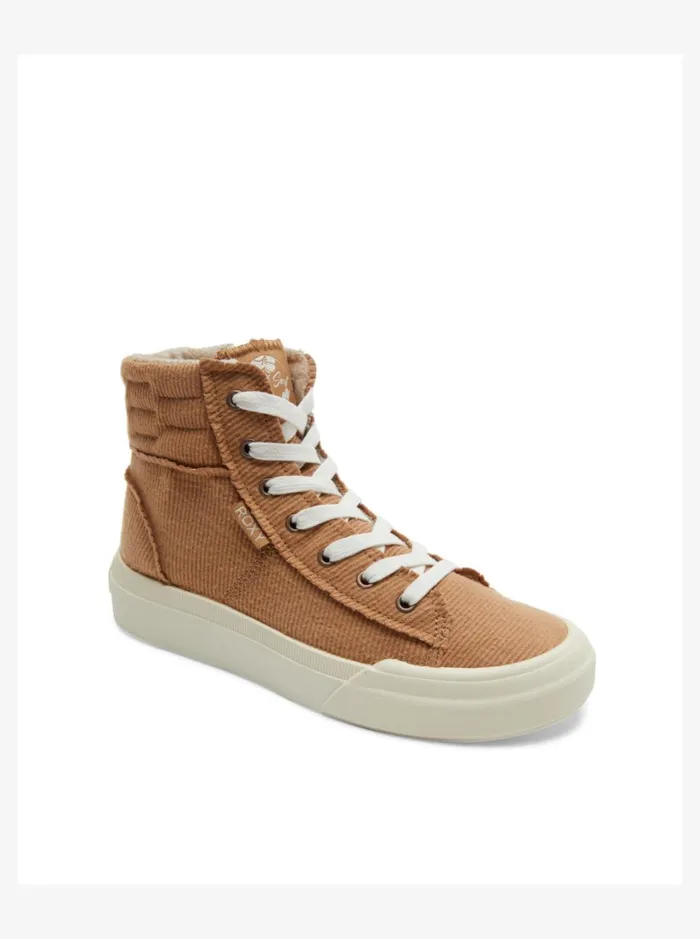 Roxy Sneakers Roxy Rae MidTop Shoes Tan 8211 Women