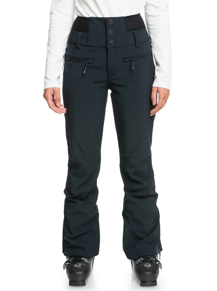 Roxy Snow Pants Rising High Short Technical Snow Pants True Black 8211 Women