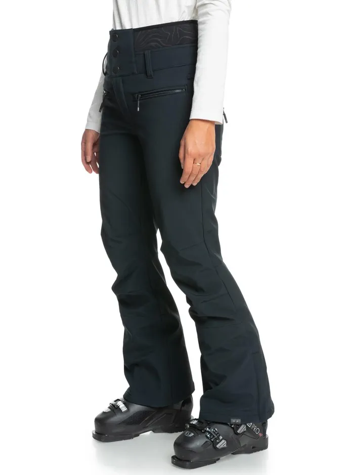 Roxy Snow Pants Rising High Short Technical Snow Pants True Black 8211 Women