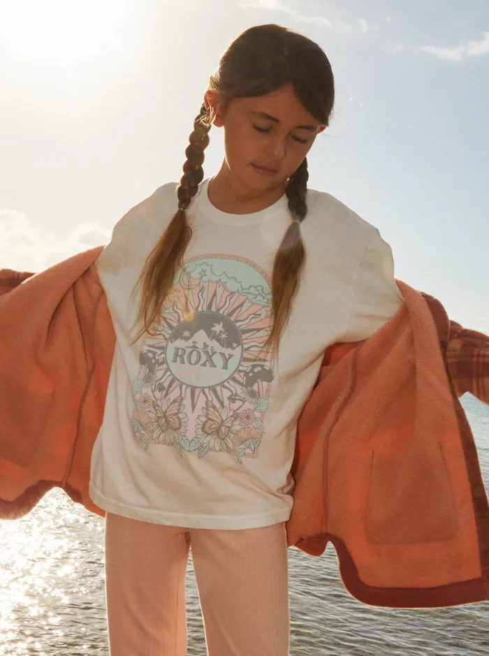 Roxy Tees and Tanks Girl039s 416 Cosmic Window Oversized Boyfriend TShirt Anthracite 8211 Women Roxy Tees and Tanks Girl039s 416 Cosmic Window Oversized Boyfriend TShirt Anthracite 8211 Women