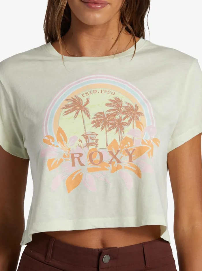 Roxy Tees and Tanks Haleiwa Moment Cropped Baby TShirt Ambrosia 8211 Women