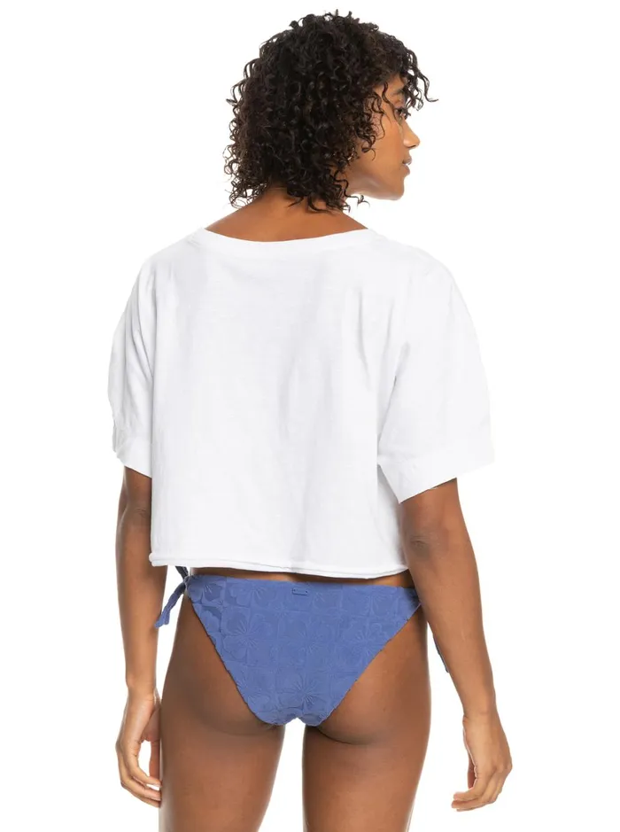 Roxy Tees and Tanks I Will Miss You Oversized TShirt Bright White 8211 Women