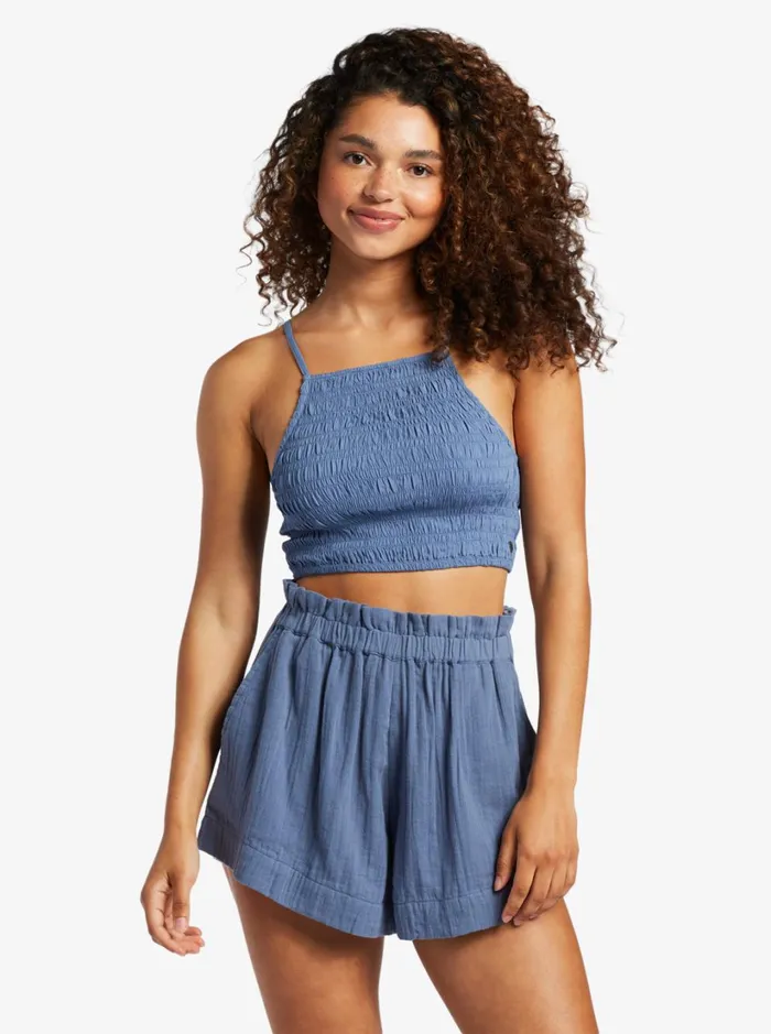 Roxy Tops Live Free Strappy Tank Bijou Blue 8211 Women