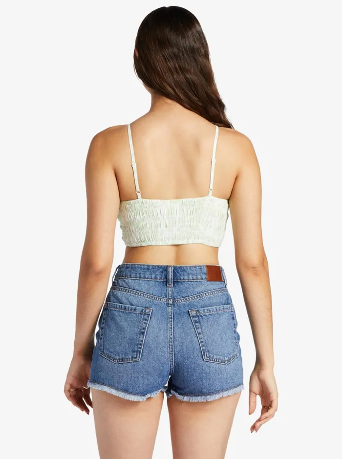 Roxy Tops Live Free Strappy Tank Seacrest Hot Tropics 8211 Women