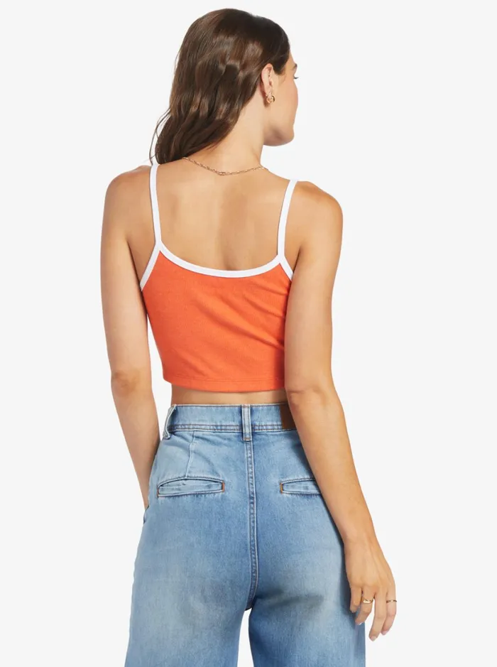 Roxy Tops Retro Roxy Surf Sleeveless Muscle TShirt Tigerlily 8211 Women