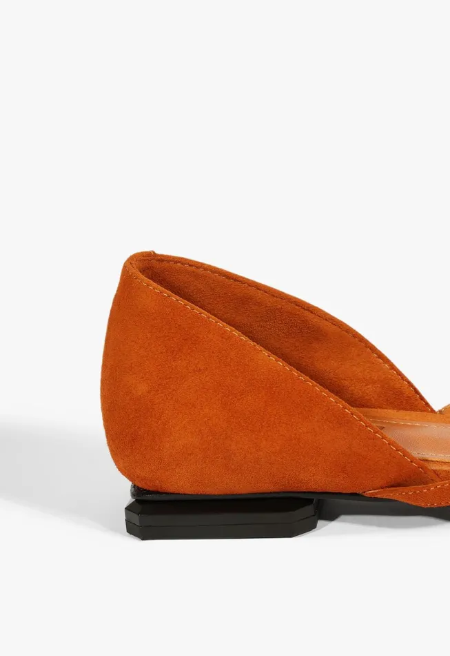 Rue Ballet Flat Brown Women Schutz Shoes Ballerinas