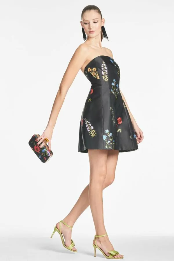 Sachin and Babi Alanna Dress 8211 Noir Bouquet Noir Bouquet Women FitFlare
