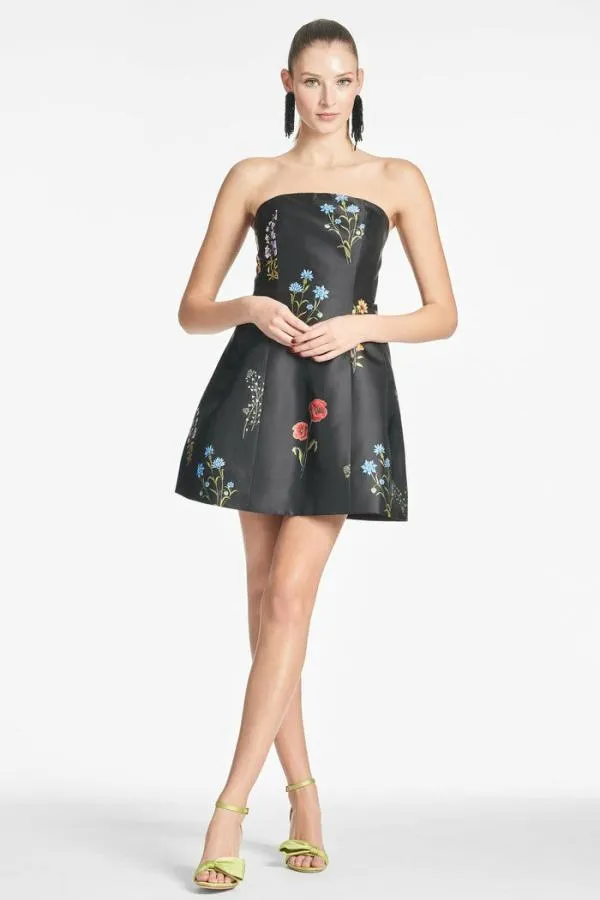 Sachin and Babi Alanna Dress 8211 Noir Bouquet Noir Bouquet Women FitFlare