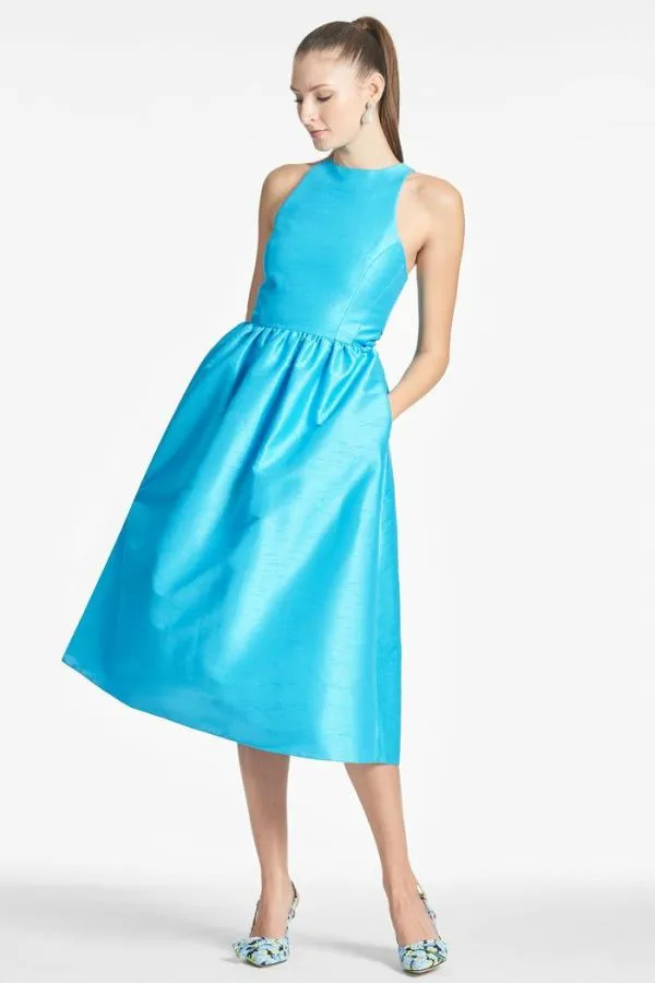 Sachin and Babi Alicia Dress 8211 Electric Blue Electric Blue Women Midi