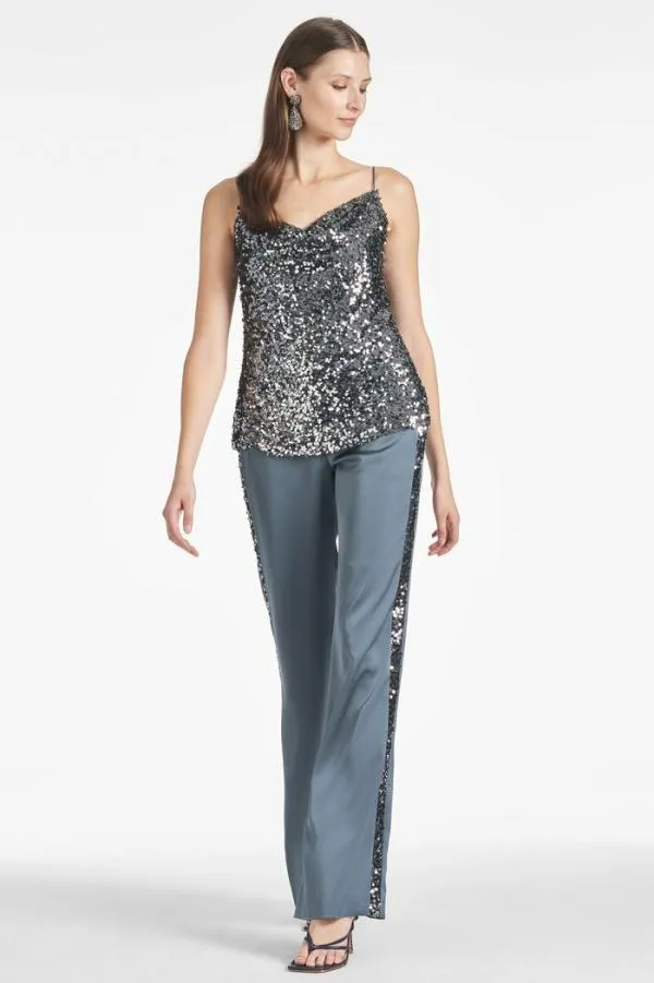 Sachin and Babi Jesse Top 8211 Gunmetal Gunmetal Women Tops and Blouses