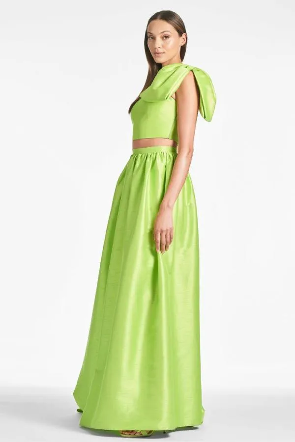 Sachin and Babi Kyla Top 8211 Electric Lime Electric Lime Women Tops and Blouses