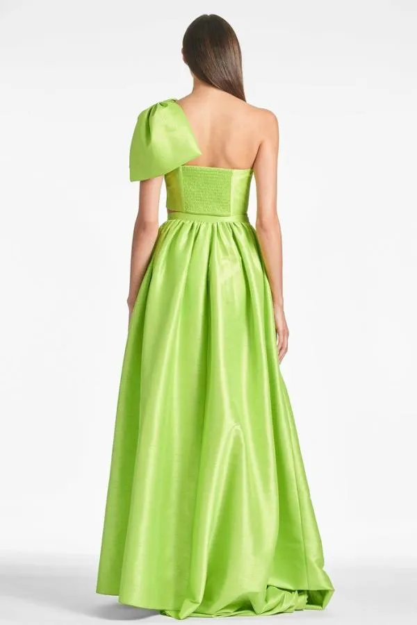 Sachin and Babi Kyla Top 8211 Electric Lime Electric Lime Women Tops and Blouses