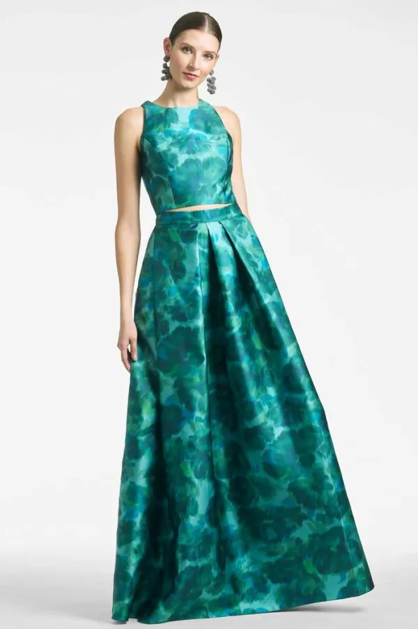 Sachin and Babi Lexie Top 8211 Emerald Watercolor Floral Emerald Watercolor Floral Women Tops and Blouses Sachin and Babi Lexie Top 8211 Emerald Watercolor Floral Emerald Watercolor Floral Women Tops and Blouses
