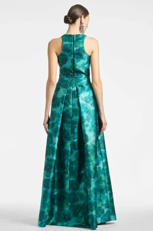 Sachin and Babi Lexie Top 8211 Emerald Watercolor Floral Emerald Watercolor Floral Women Tops and Blouses