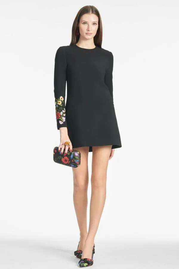 Sachin and Babi Lily Dress 8211 Noir Bouquet Noir Bouquet Women Sheath